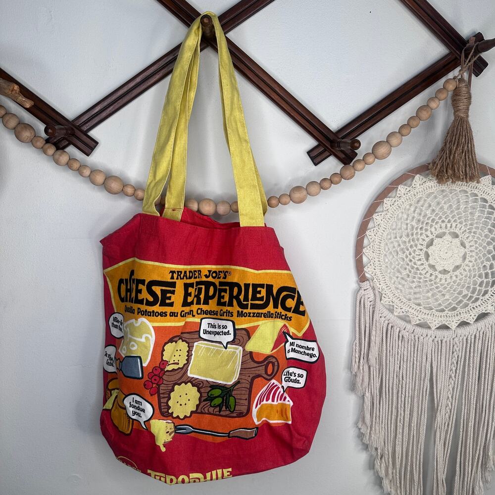 Trader Joe's Cheese Experience Reuseable Canvas Bag